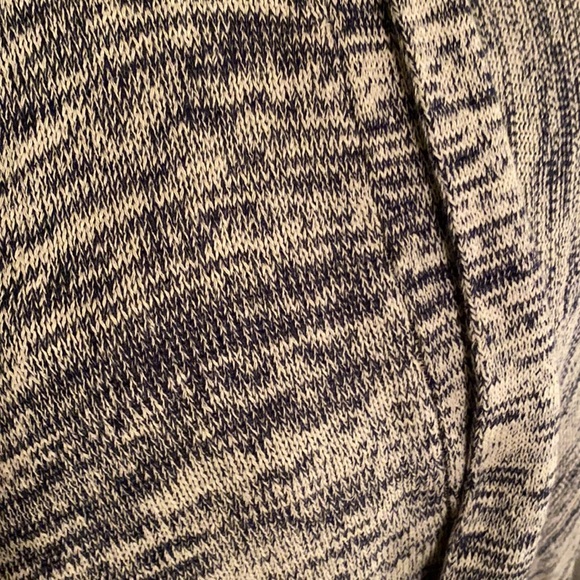 Umgee blue asymmetrical fringed cardigan - Picture 5 of 6